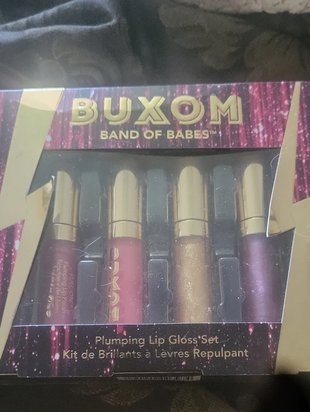 Buxom Limited Edition Box 4 Shimmery Lip Pumps Fab Minis